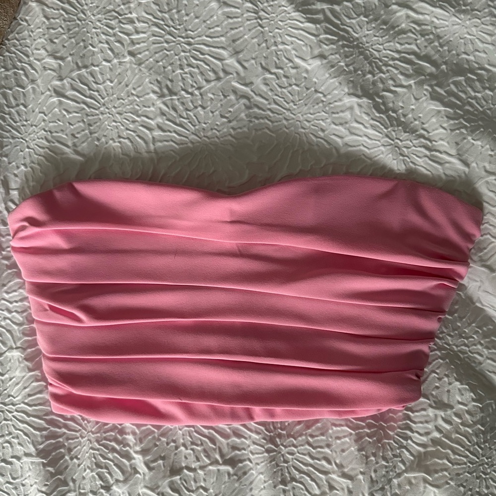 PINK ZARA CORSET TOP
